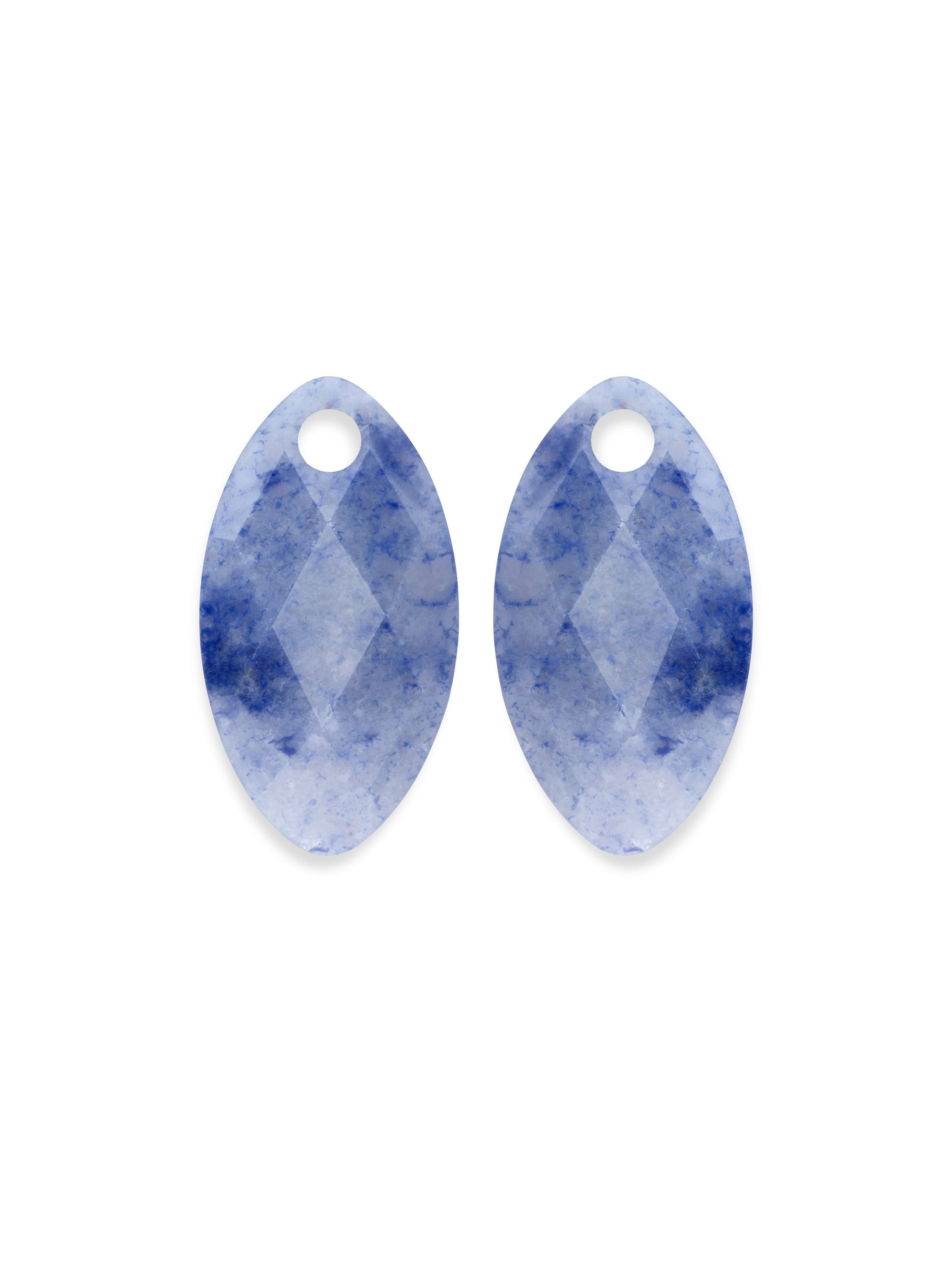 Blue Aventurine Leaf oorbel edelstenen