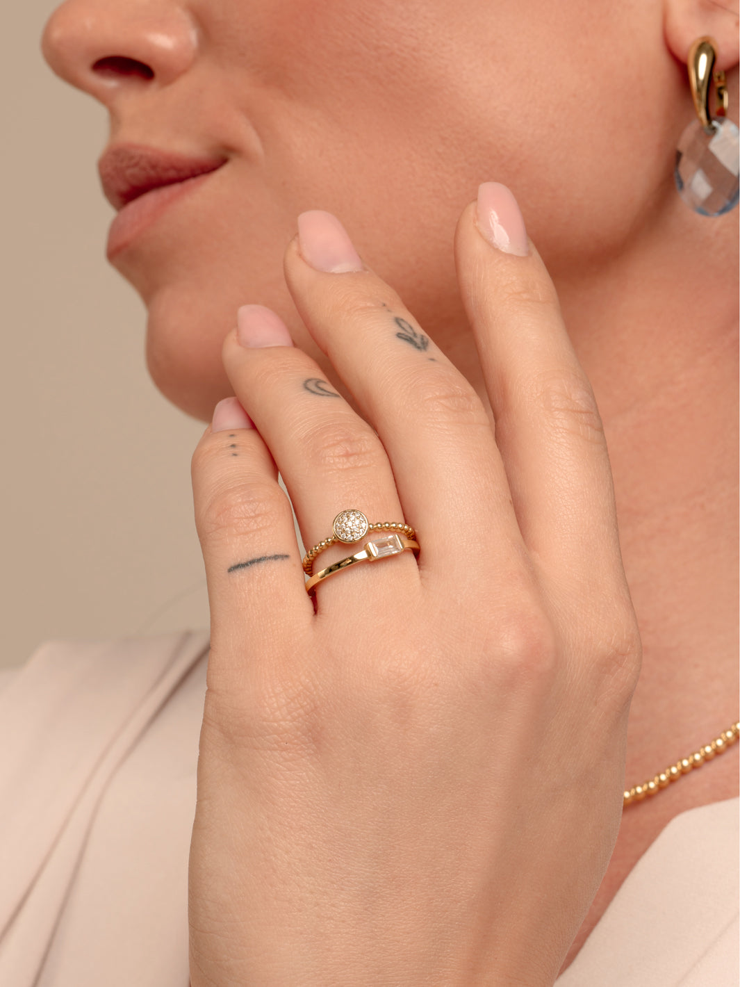 Essentials Ringen Stack | 9 karaat