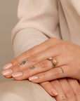 Sunstone Twist Ringen Stack | Zilver
