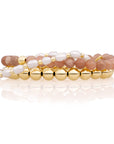Pearl Interstellar Saturn Armbanden Stack | Goudkleurig