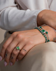 Echt zilveren ringen voor vrouwen met edelsteen