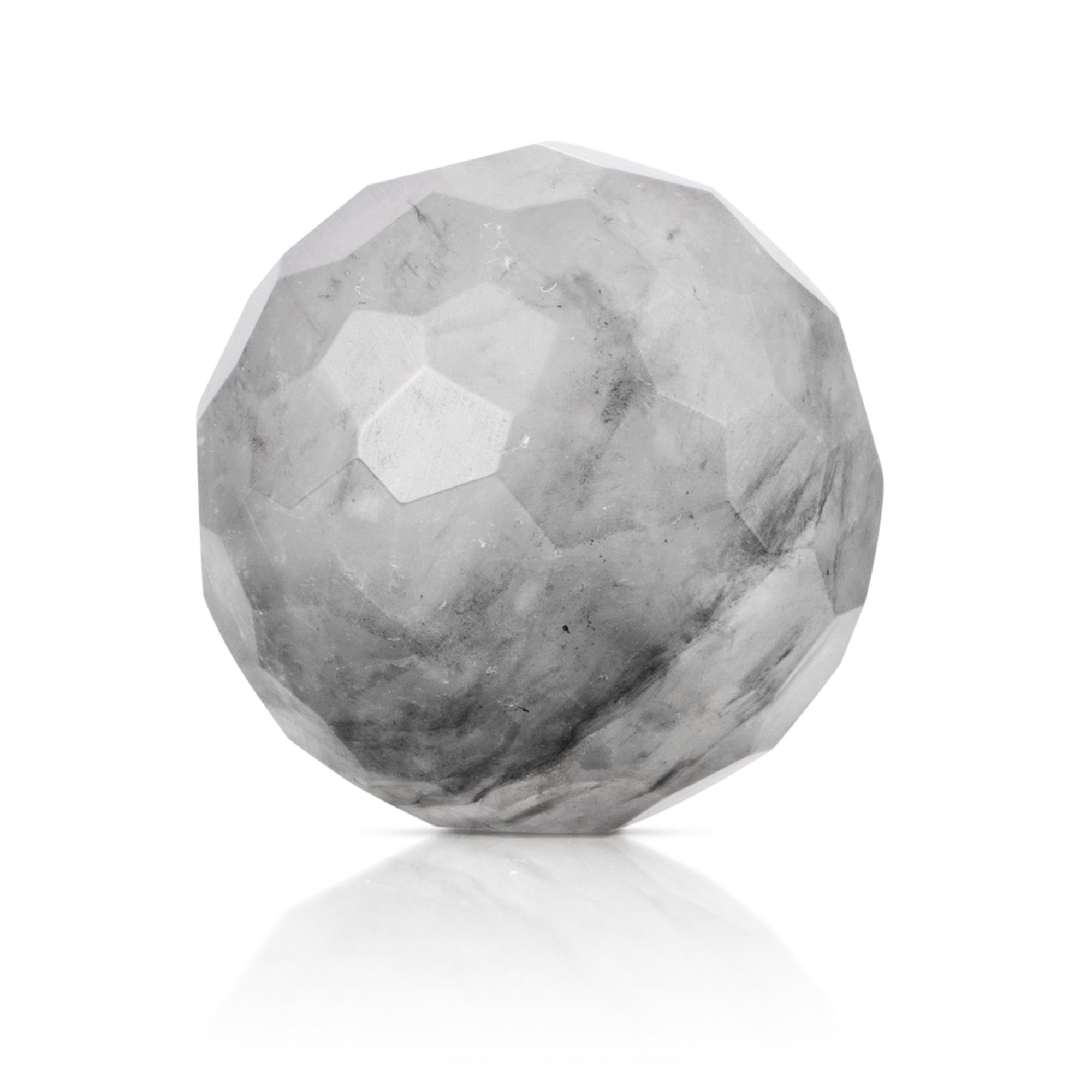 Black Rutilated Quartz - 20mm gefacetteerd