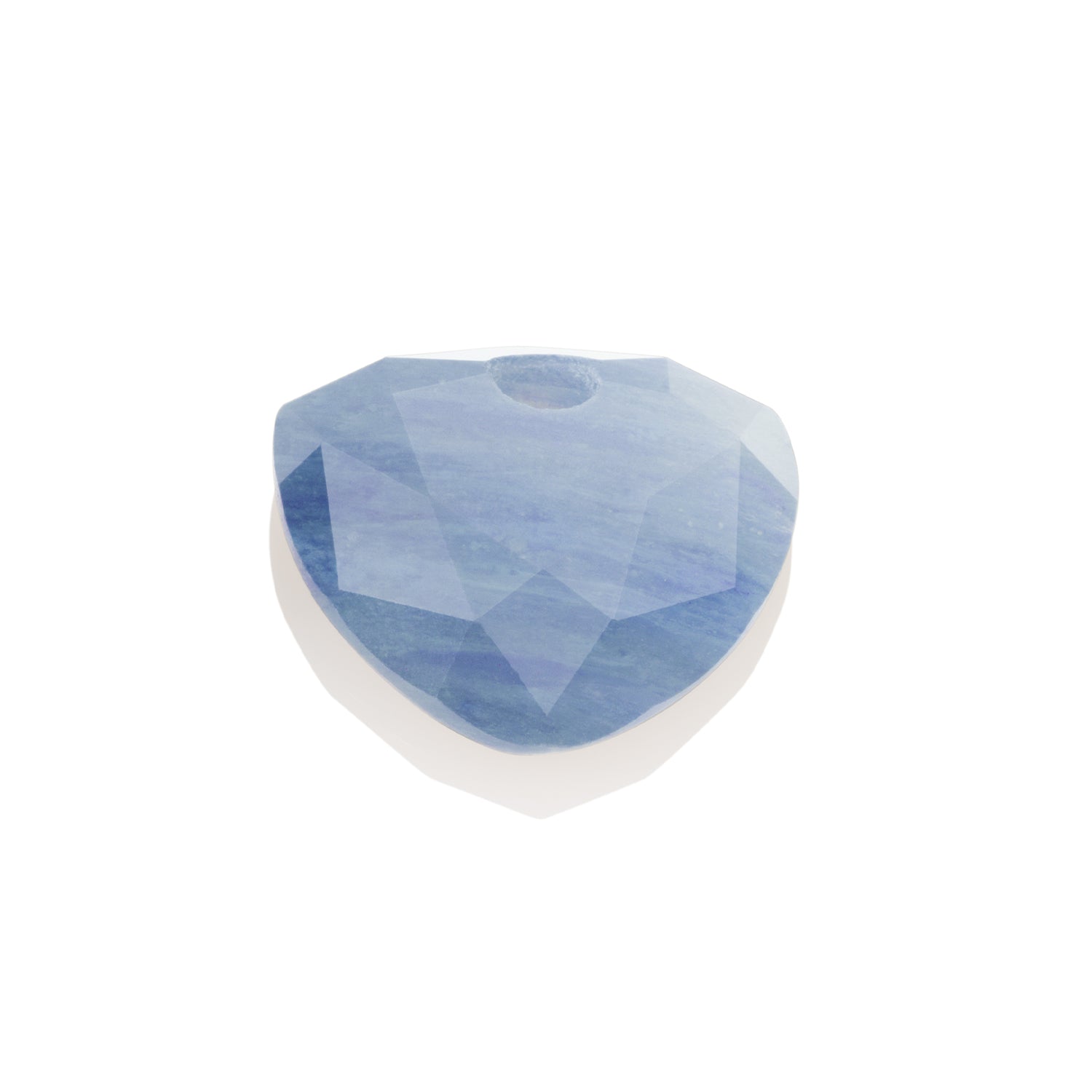 Blue Aventurine Trillion Cut ketting edelsteen