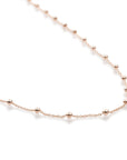 Bolletjesketting - Roségoud - Sparkling Jewels