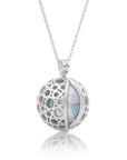 Galaxy - gepolijst, 20mm pendant - Sparkling Jewels