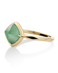 Edge Ring Green Aventurine | 9 karaat