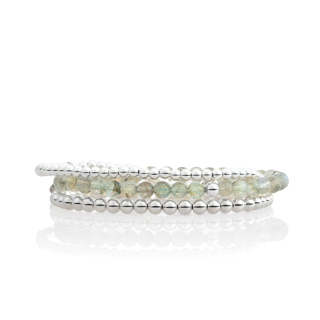 Armbanden stack - Labradorite II