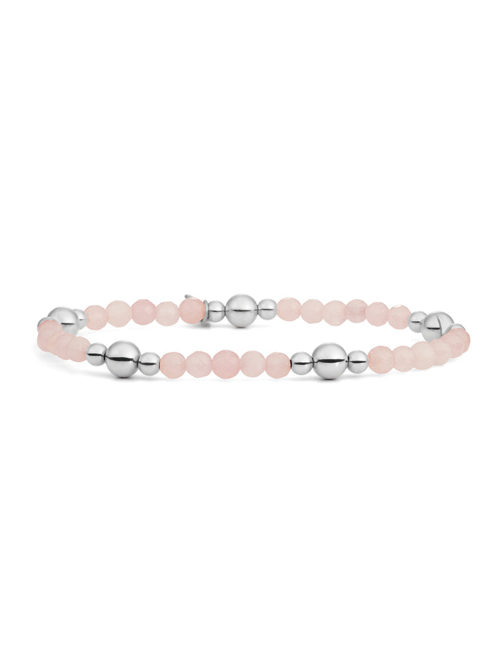 Rose Quartz Bold Mix armband