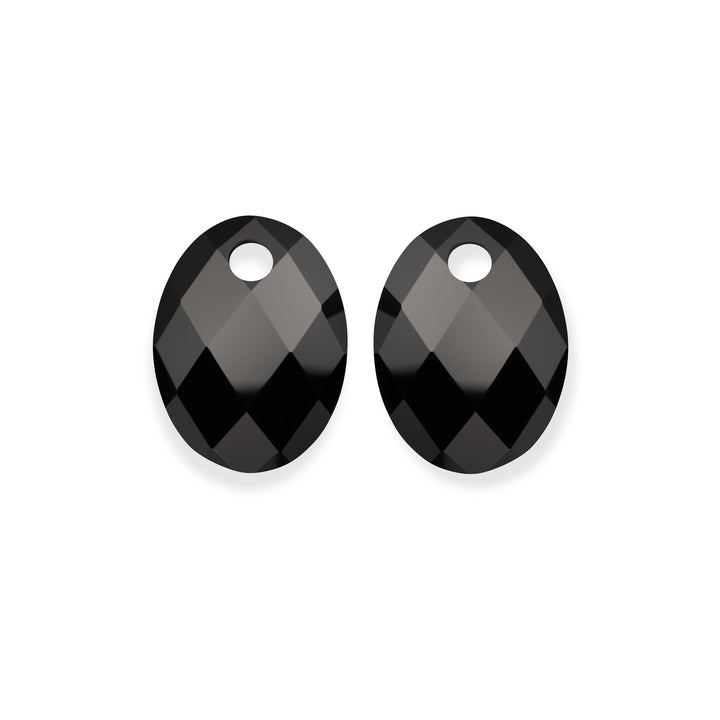 Onyx Medium Oval Ohrring Edelsteine