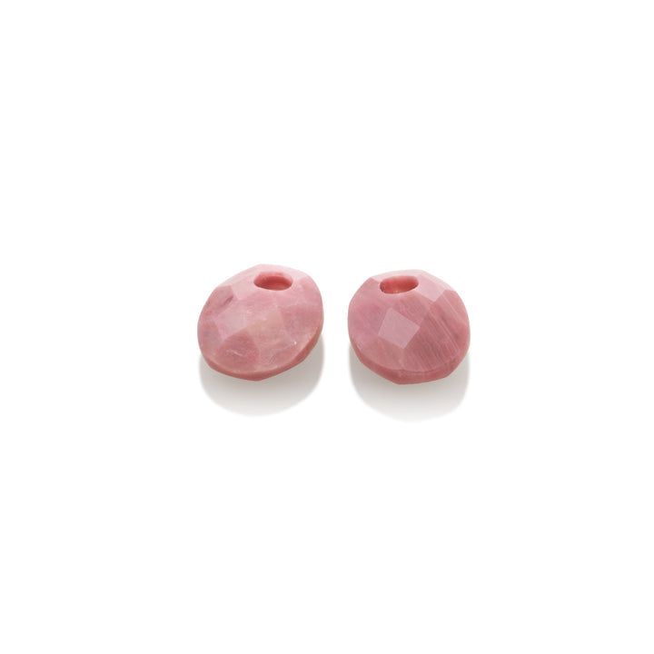 Pink Rhodonit kleiner ovaler Ohrhörer Edelsteine
