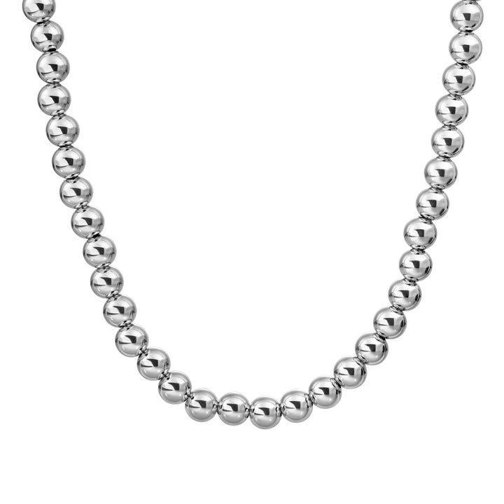 Essentielles Perlenketten Silber 8mm