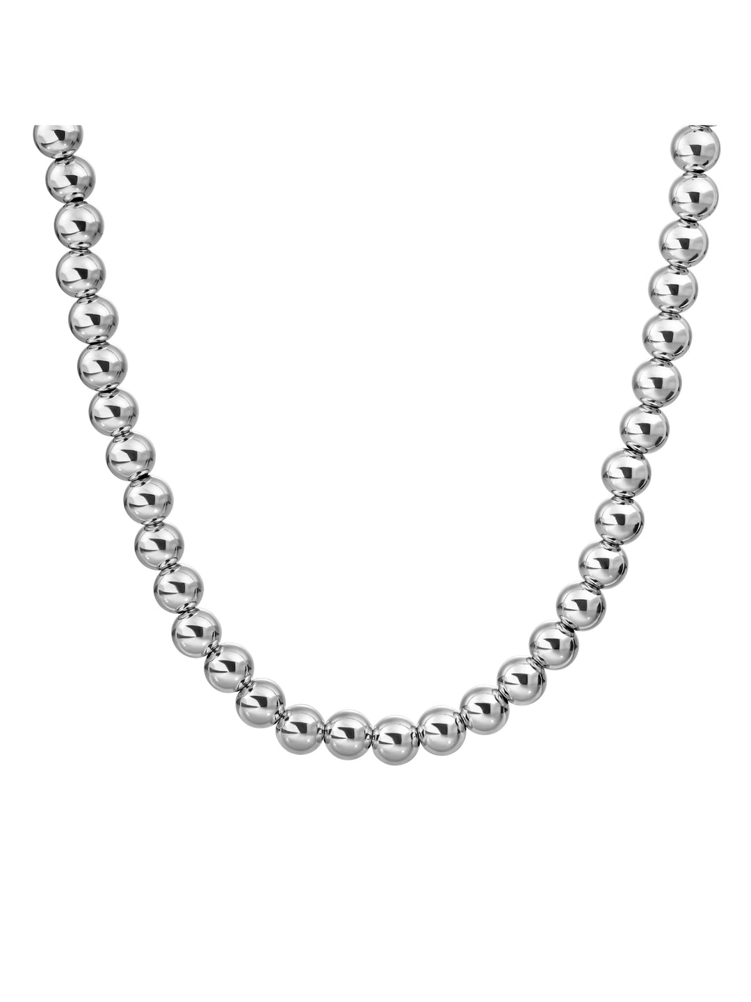 Essential Kralenketting Zilver 8mm