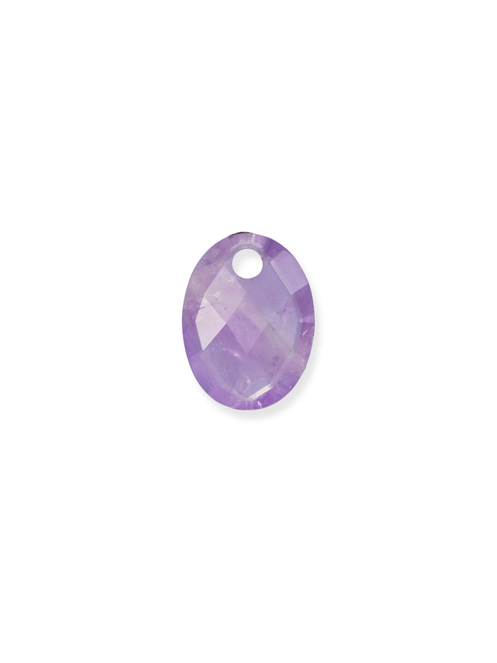 Amethyst Medium Oval ketting edelsteen