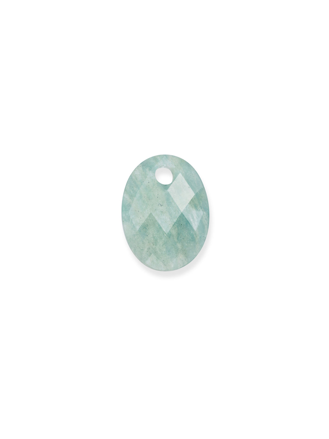 Rich Green Amazonite Medium Oval ketting edelsteen