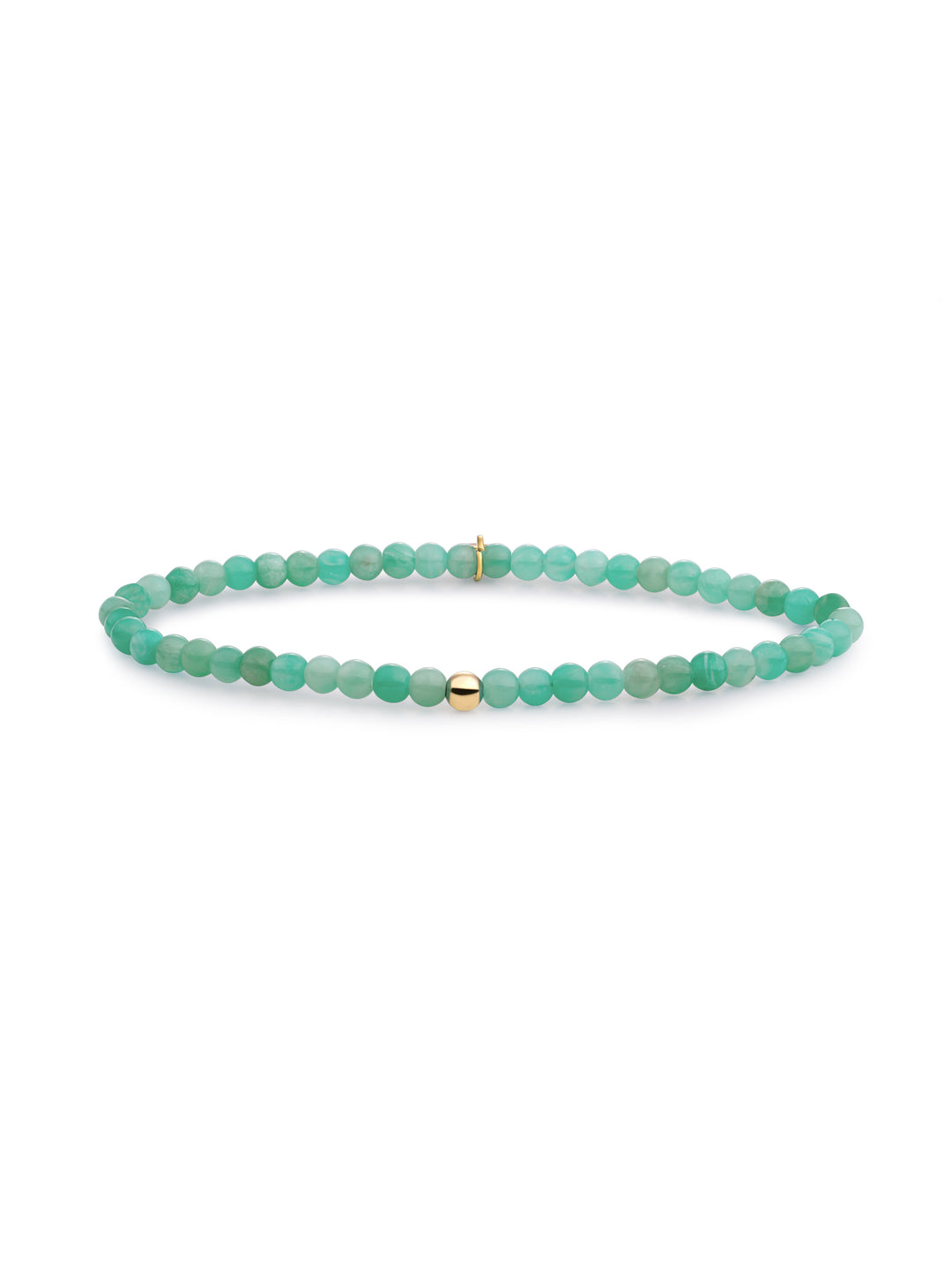 Rich Green Amazonite Saturn small armband