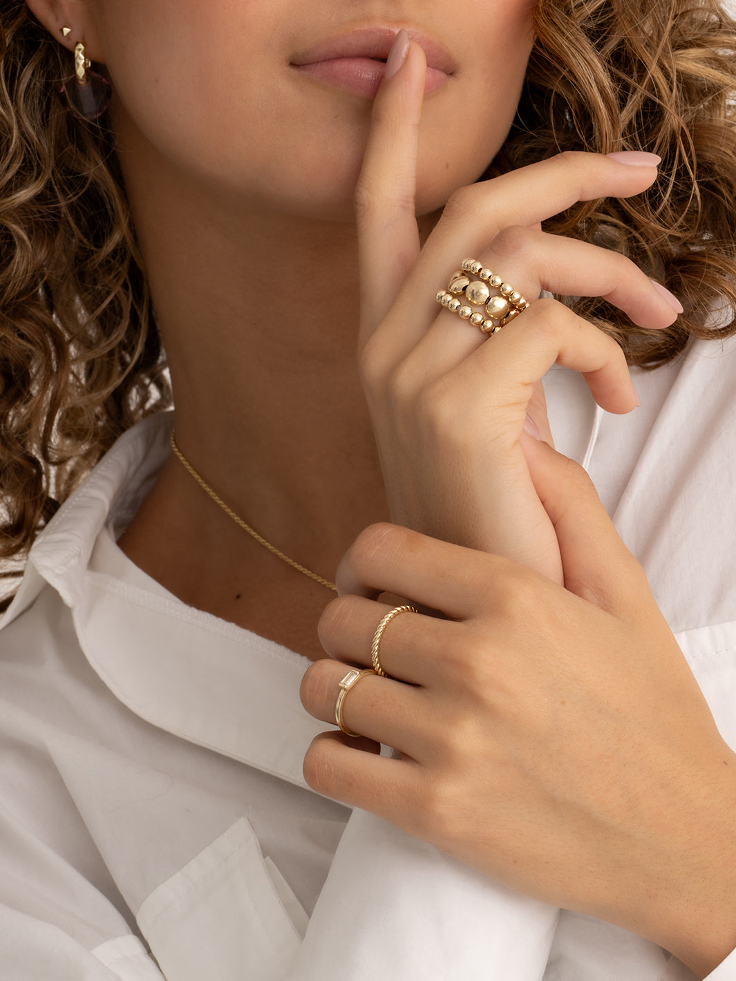 Baguette Ring | 9 karaat