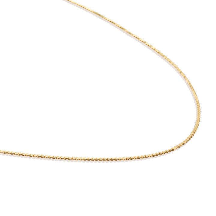 Serpentine ketting | Goudkleurig