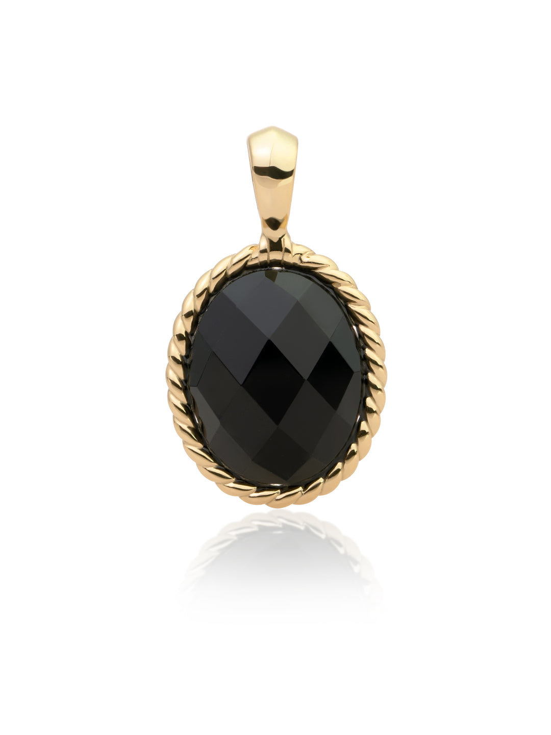 Twist pendant - Onyx