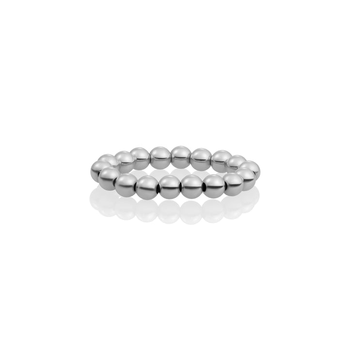 Perlenring 4mm | Silber