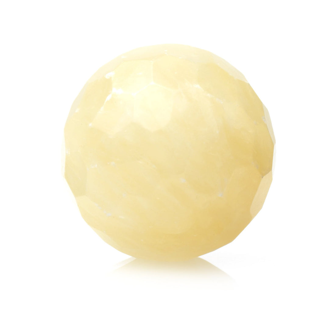 Yellow Calcite - 14mm gefacetteerd - Sparkling Jewels