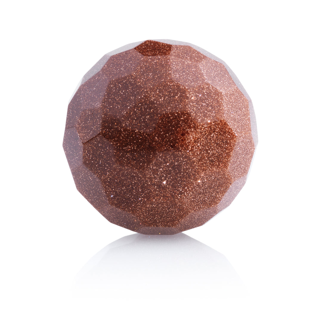 Goldstone Brown - 20mm gefacetteerd - Sparkling Jewels