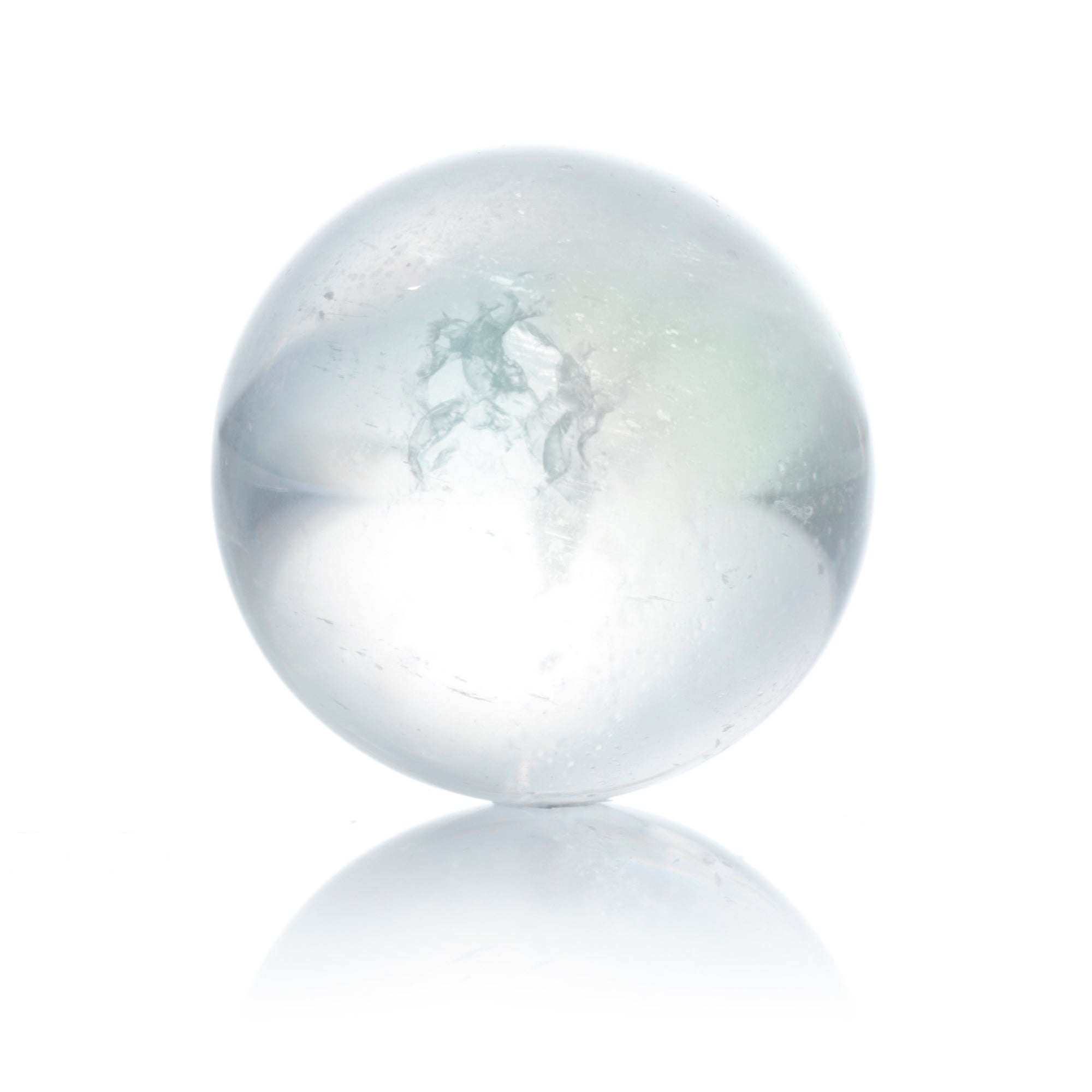 Aqua Aura White - 20mm gepolijst - Sparkling Jewels