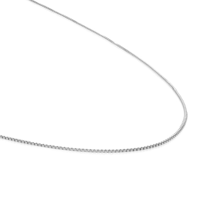 Quadratkasten Halskette - Silber