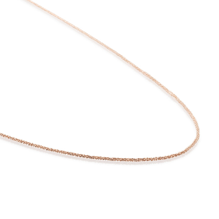 Criss Cross Halskette | Rosé Golden